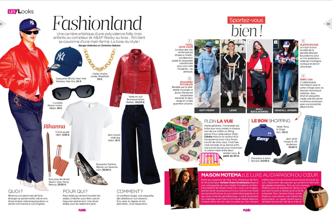 Maison Motema Featured in Public Magazine, France
