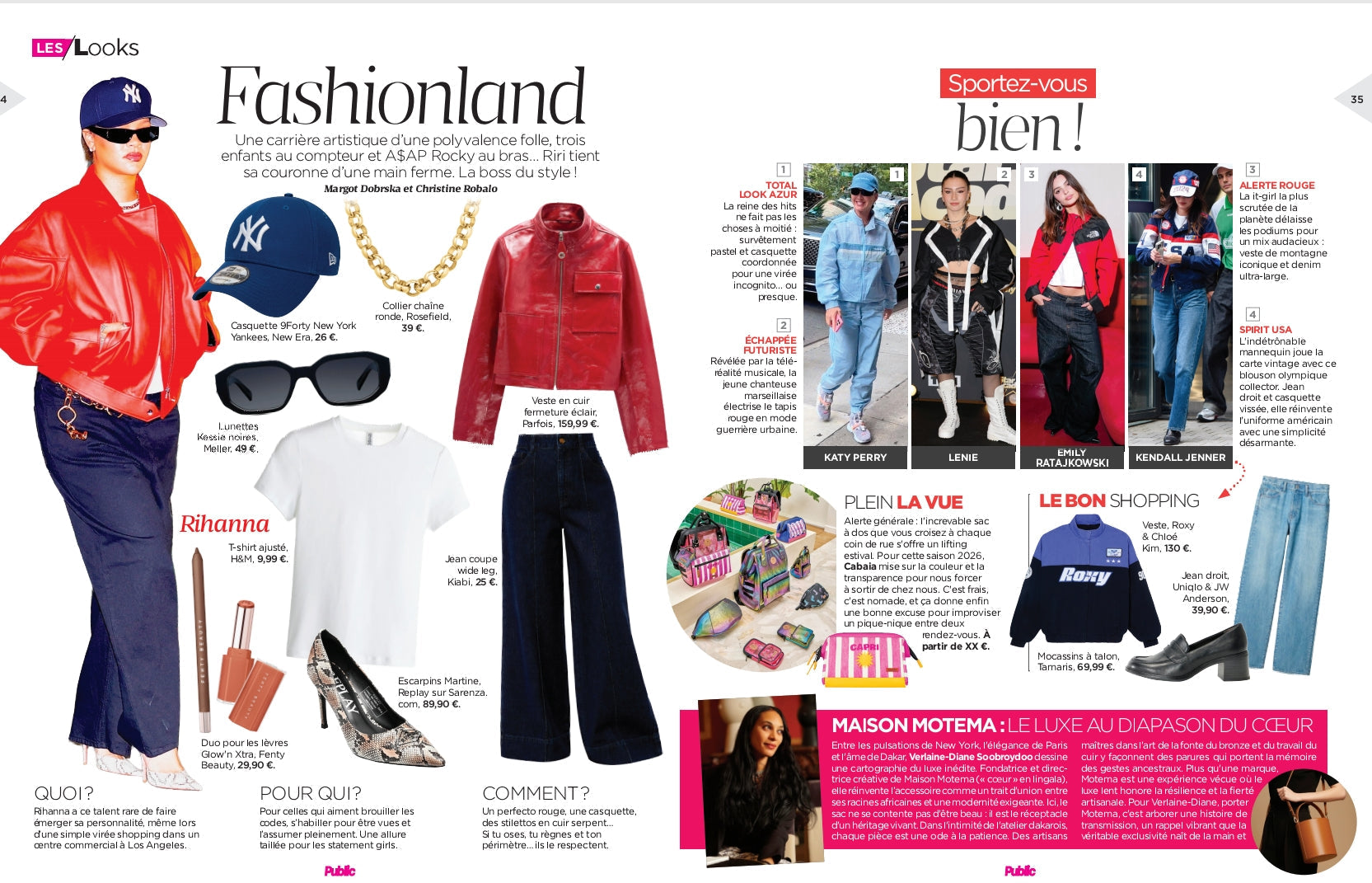 Maison Motema Featured in Public Magazine, France