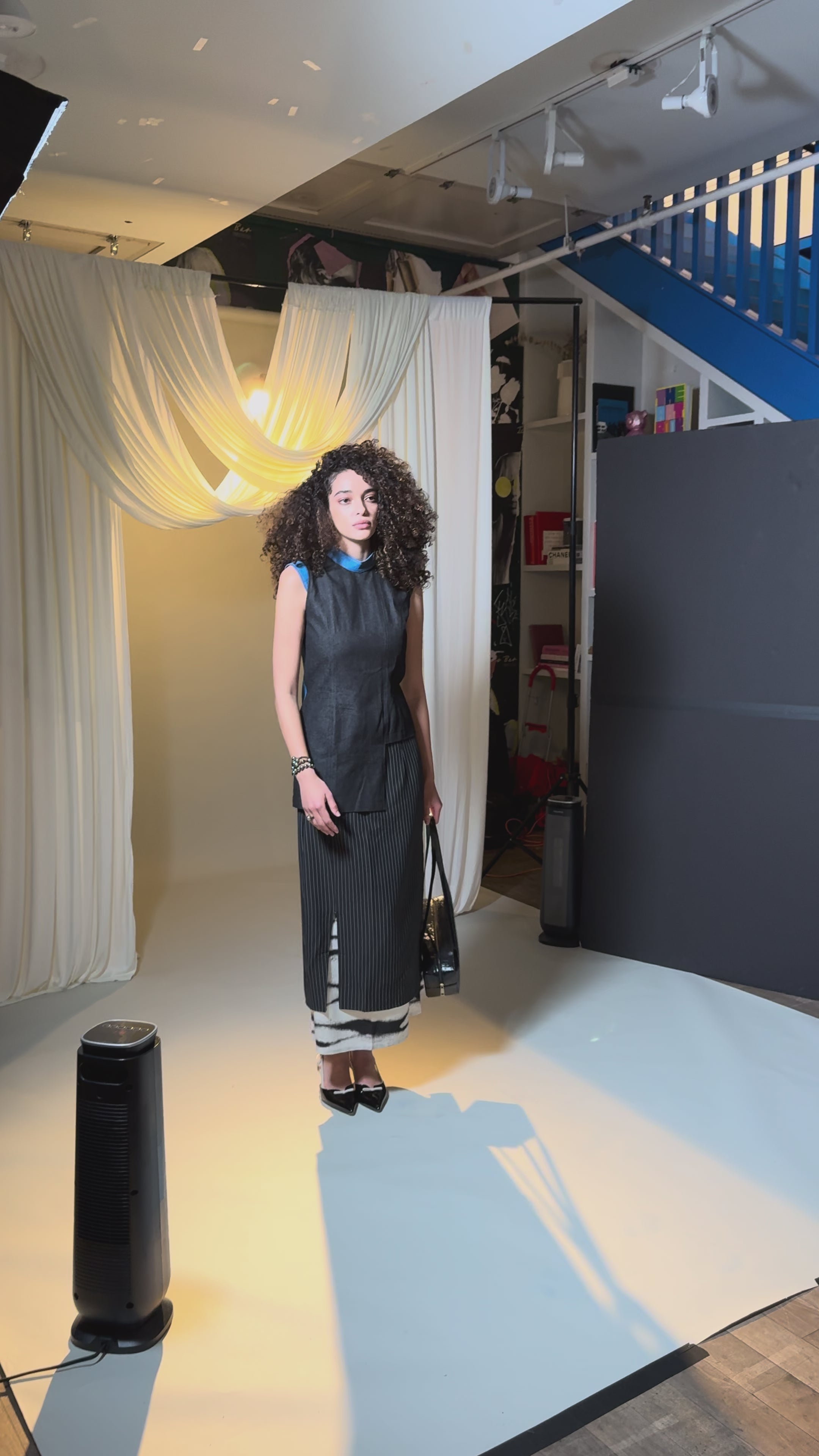 The Zale Baguette Bag, Noir