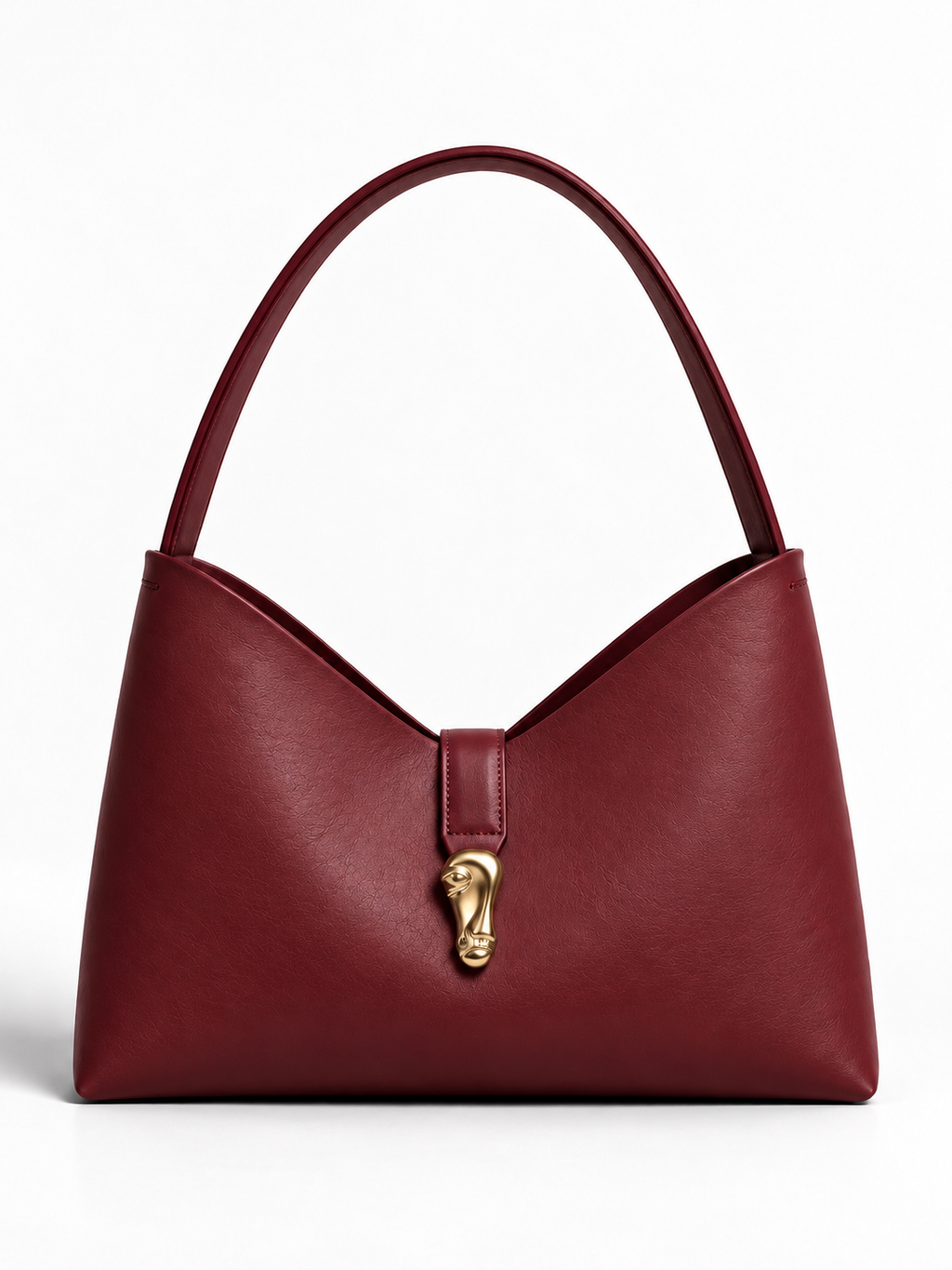 The Cayor Bag — Burgundy Full-Grain Leather Tote