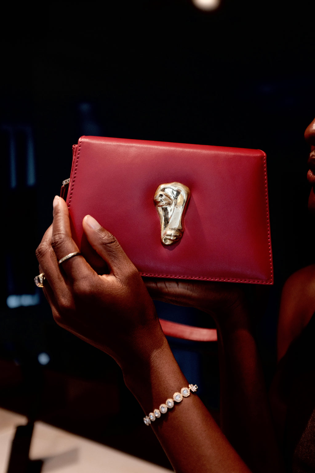 Le Maam Bag, bordeaux foncé