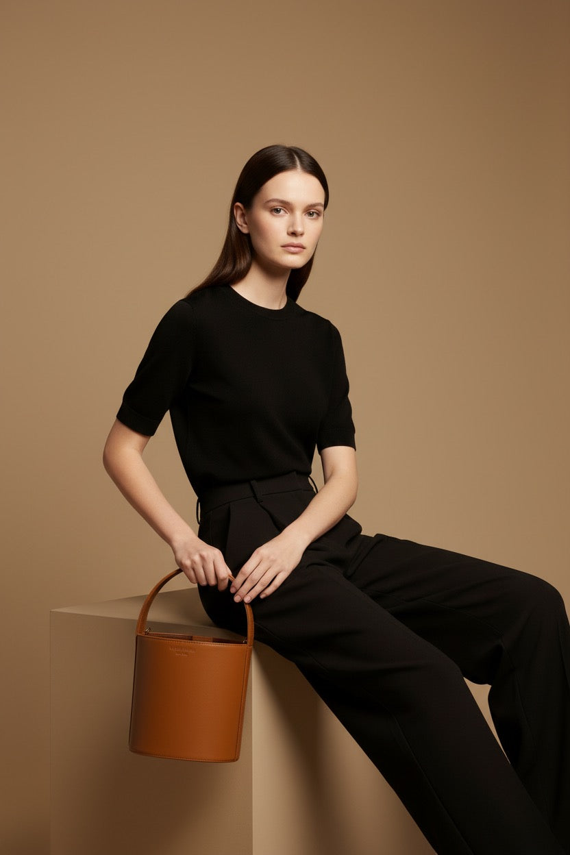 The Lexi Bucket Bag, Caramel