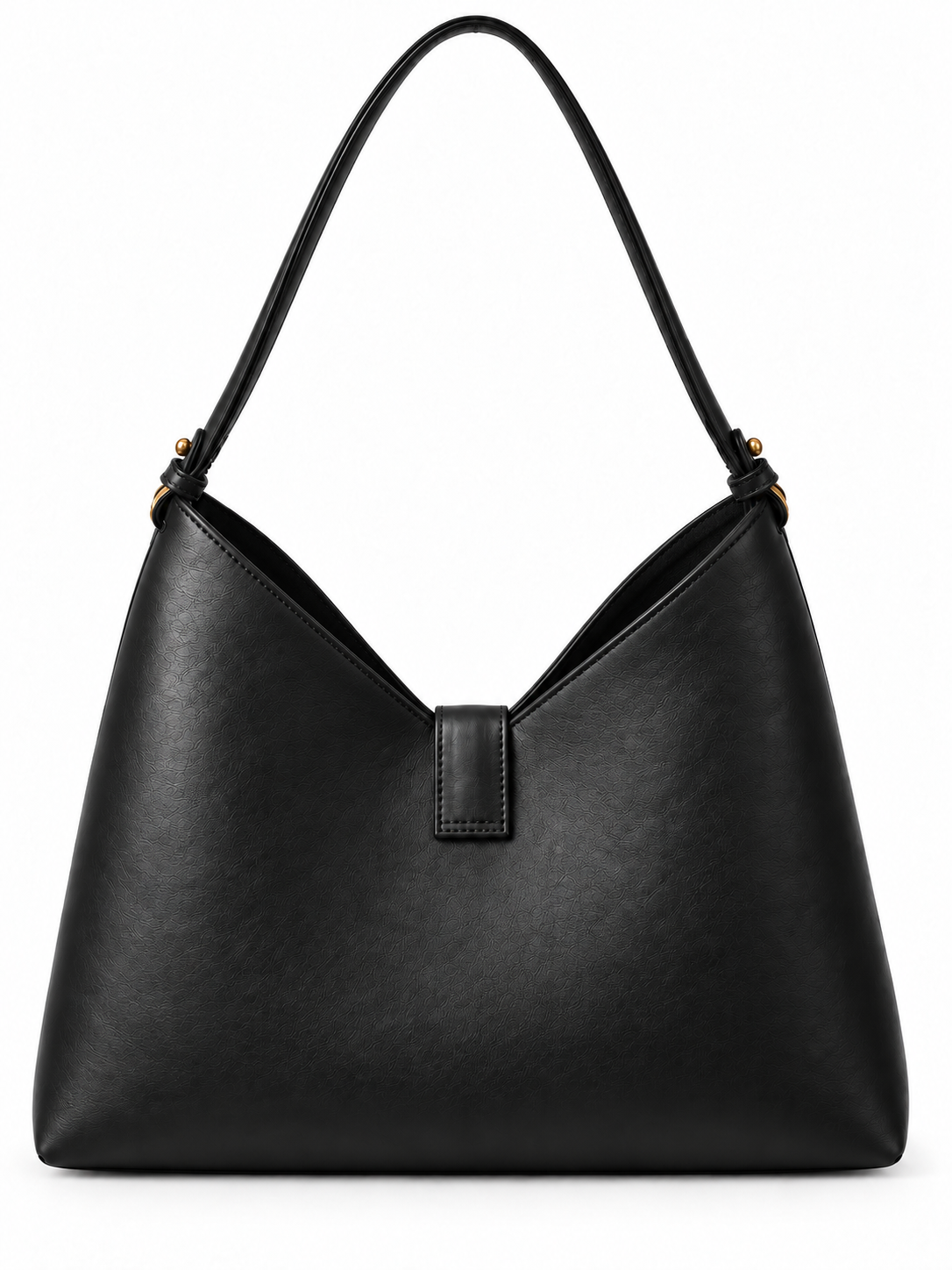 The Cayor, Noir Full-Grain Leather Tote