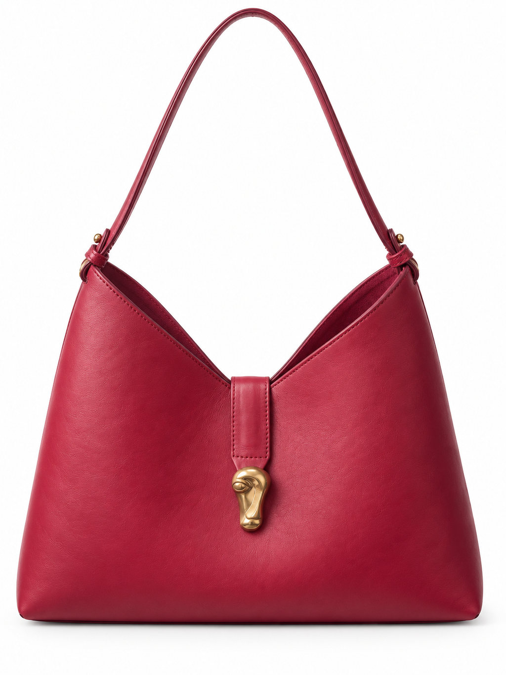 The Cayor, Burgundy Full-Grain Leather Tote