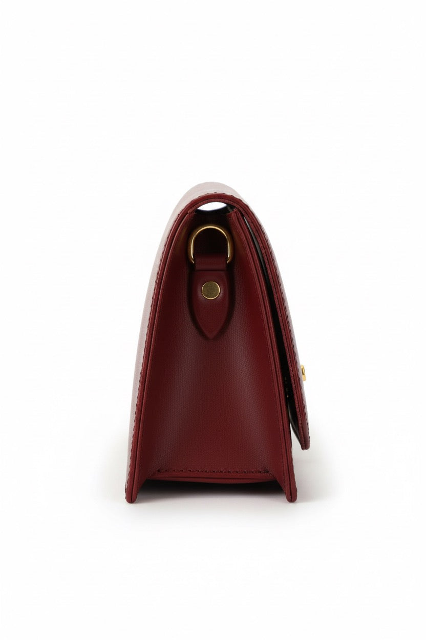 The Nola Bag, Deep Burgundy