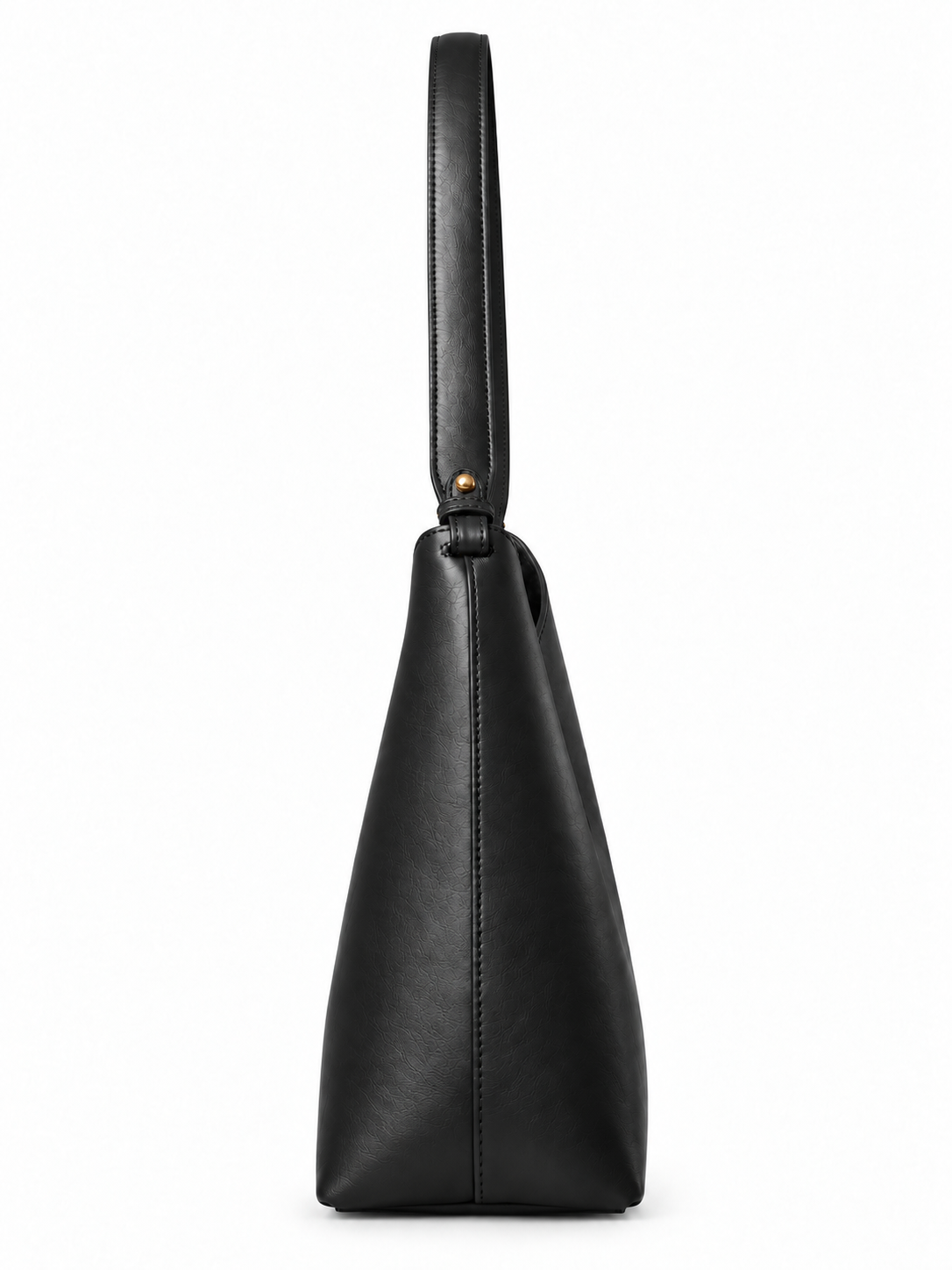 The Cayor, Noir Full-Grain Leather Tote