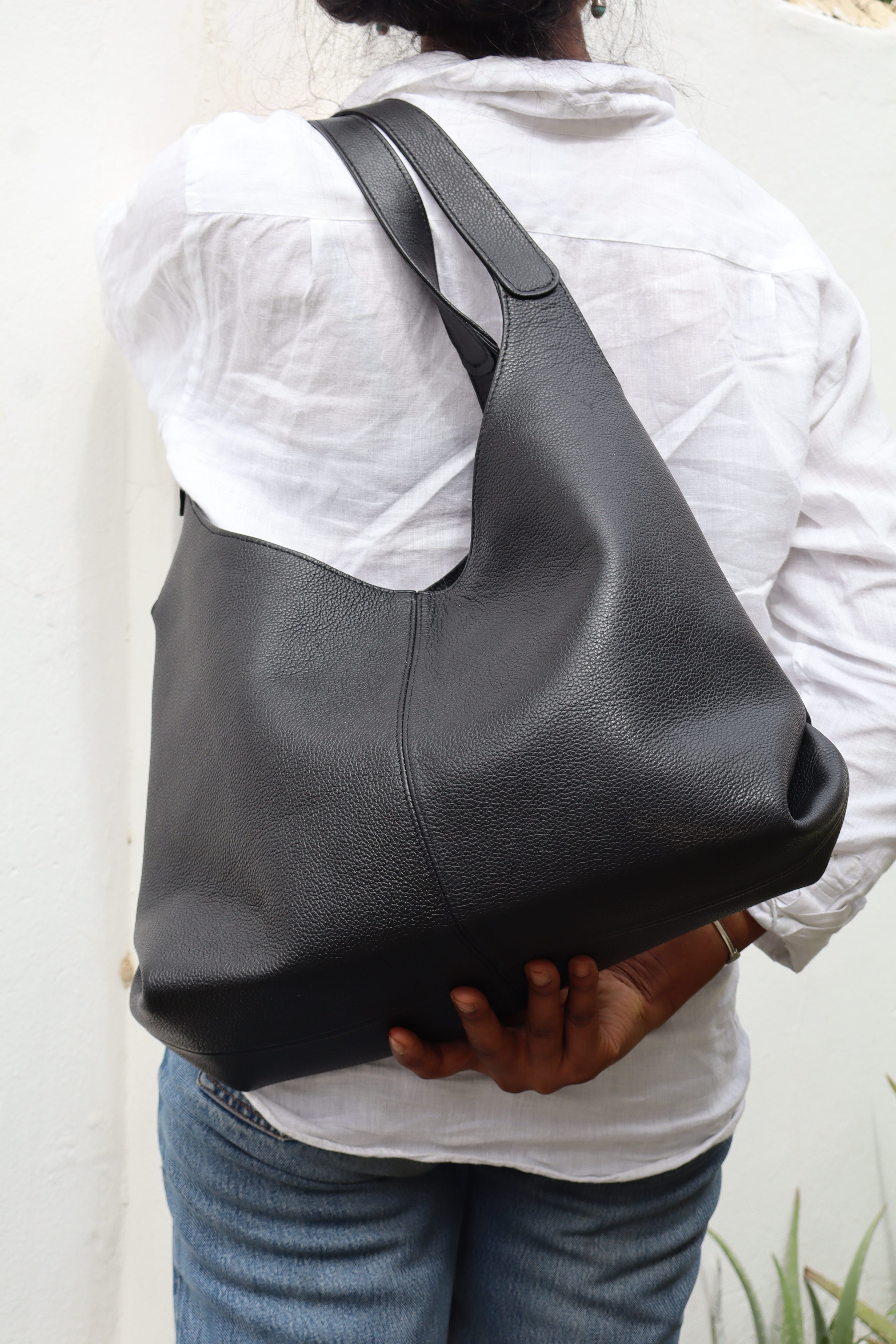 Le Croisé Tote Bag — Noir