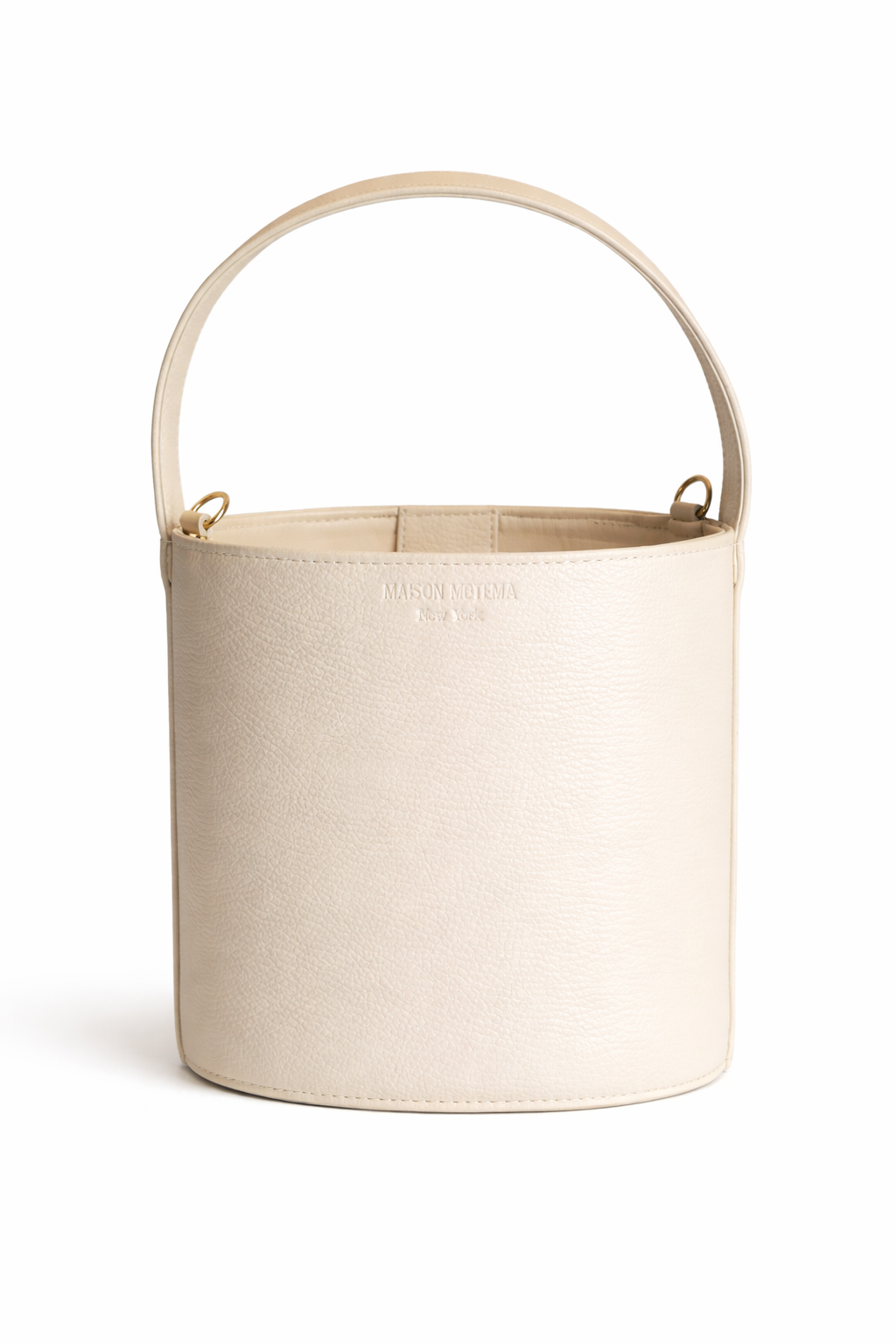 The Lexi Bucket Bag, Soft Ivory