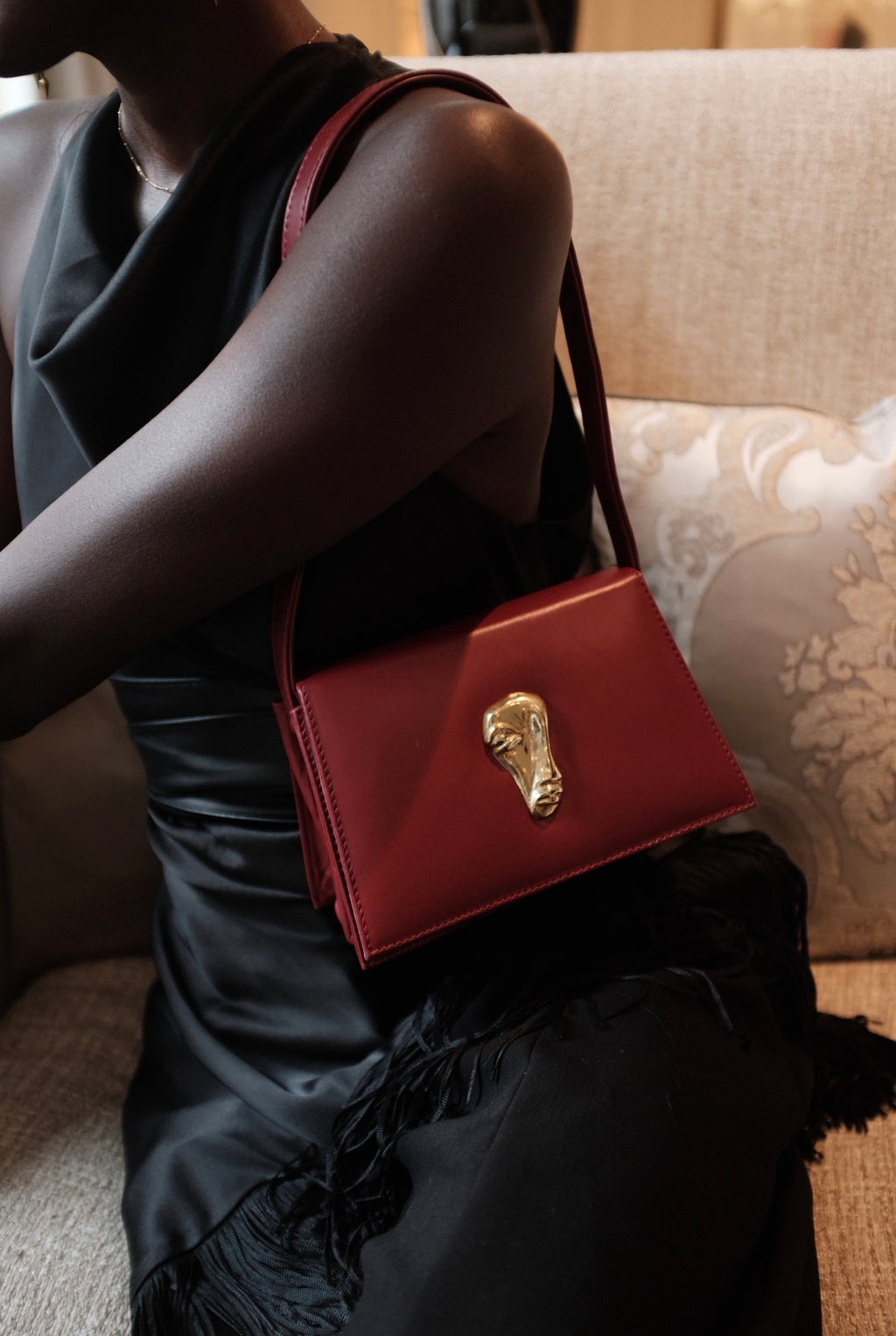 Le Maam Bag, bordeaux foncé