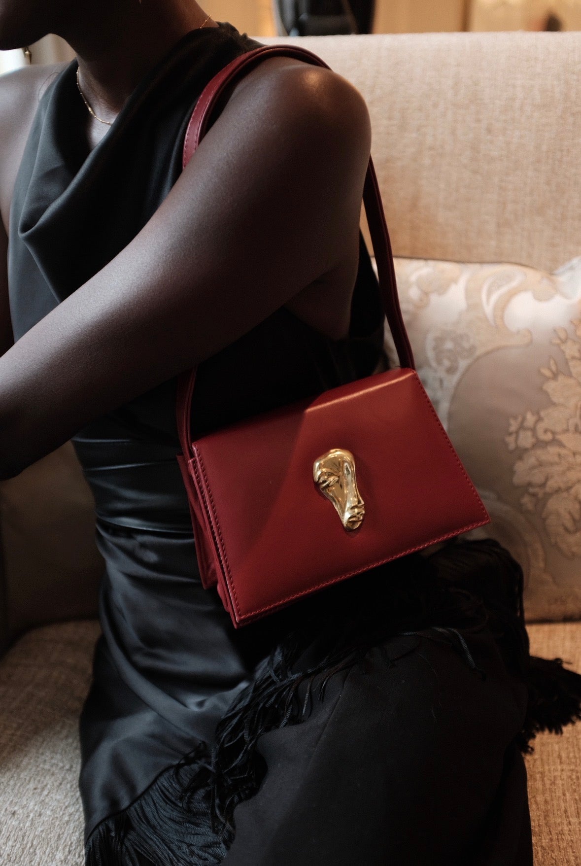 Le Maam Bag, bordeaux foncé