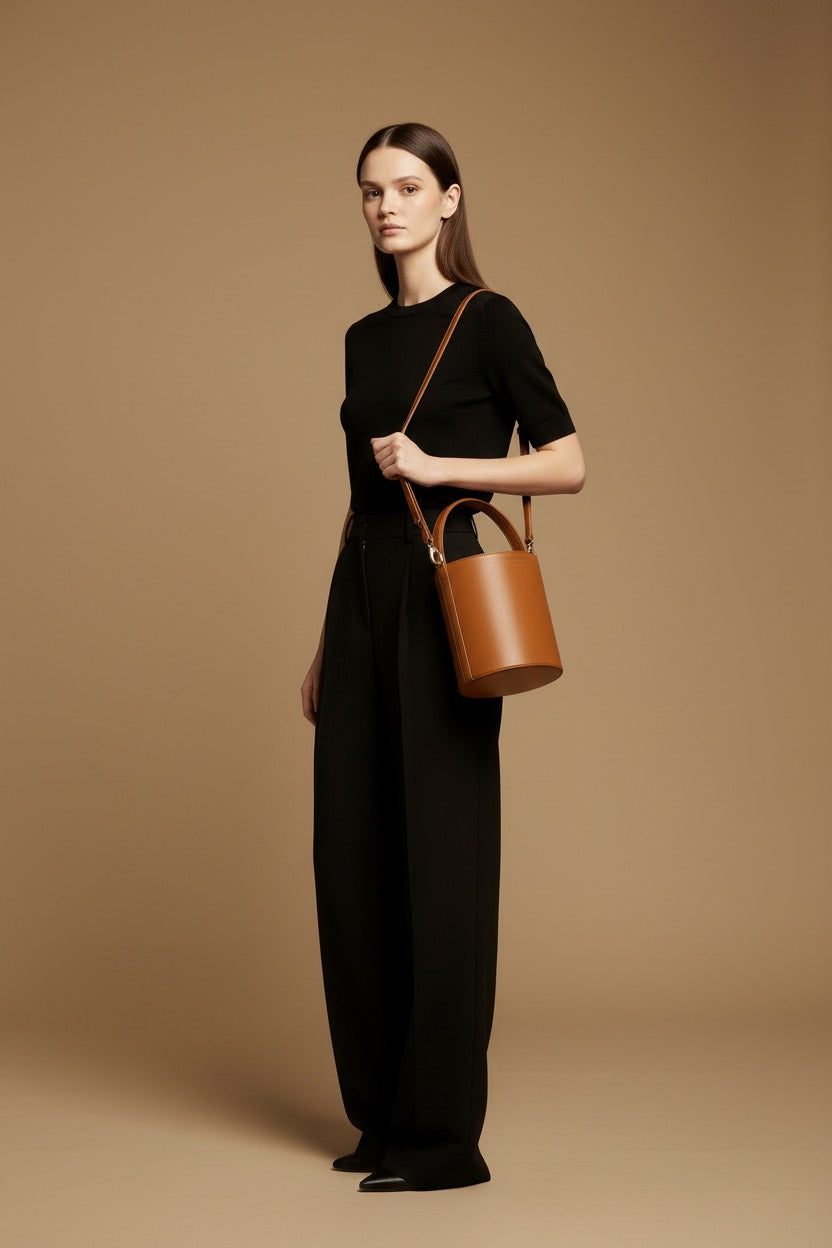 The Lexi Bucket Bag, Caramel