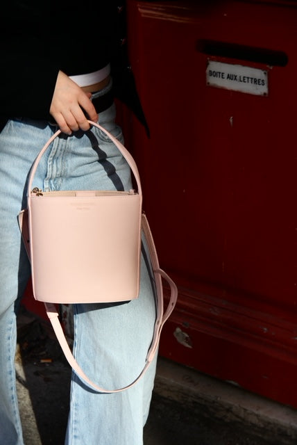 The Lexi Bucket Bag, Rose Powder
