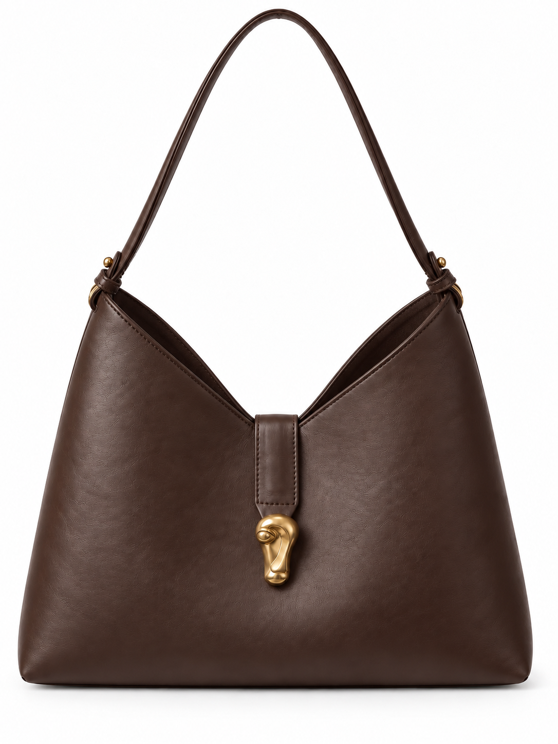 The Cayor, Espresso Full-Grain Leather Tote