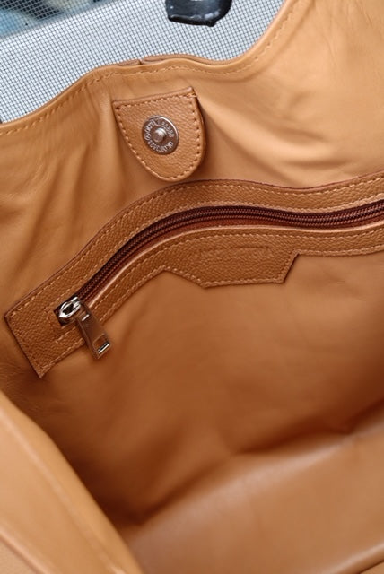Le Croisé Tote Bag — Caramel