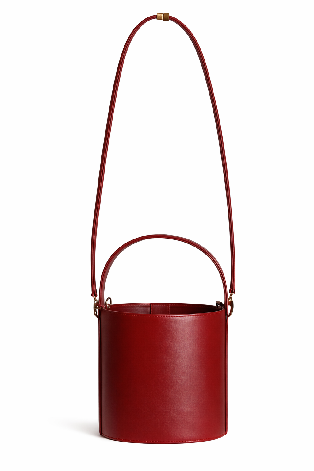 The Lexi Bucket Bag, Deep Burgundy