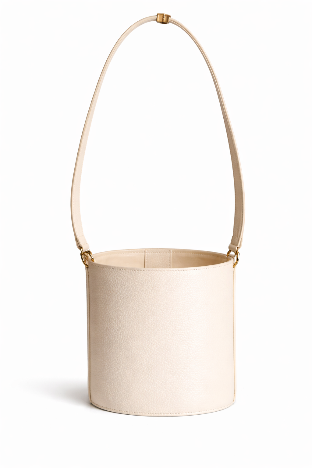The Lexi Bucket Bag, Soft Ivory